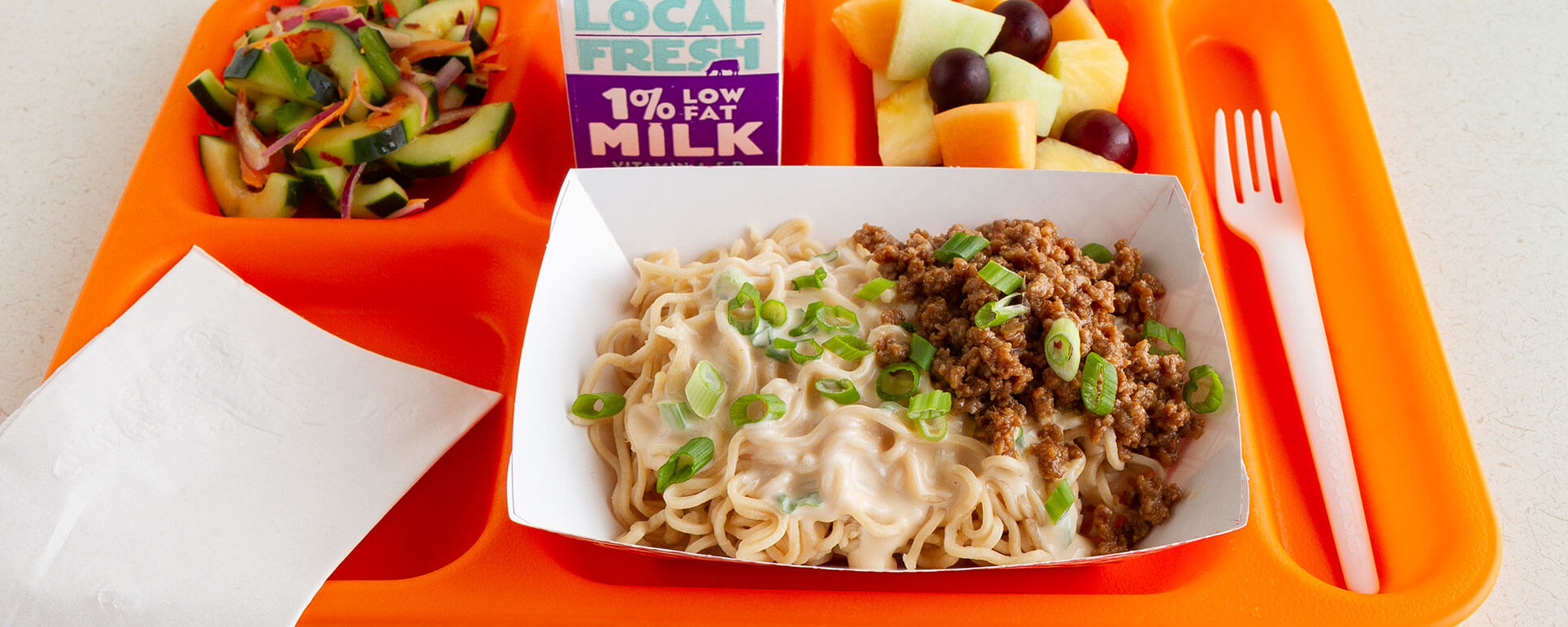 Korean-Inspired Beef Woodles